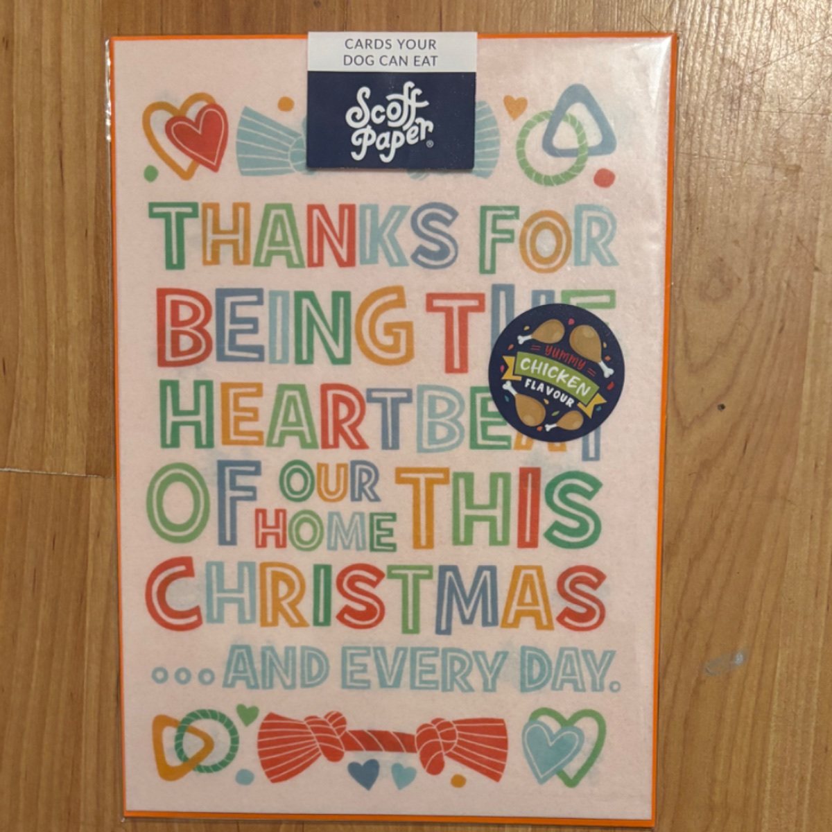 Edible Christmas Card - Heartbeat of our home view 1