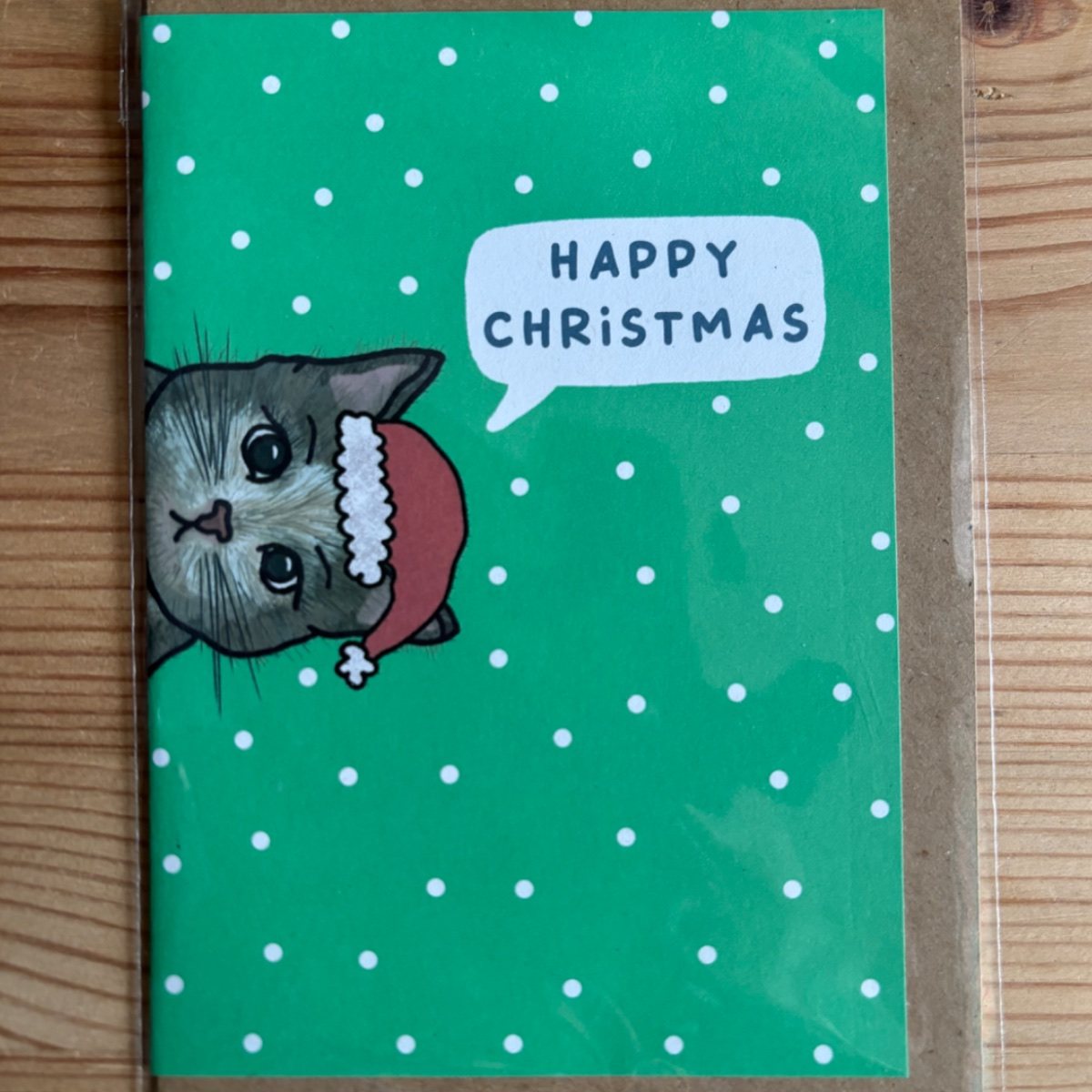 Cat Christmas card